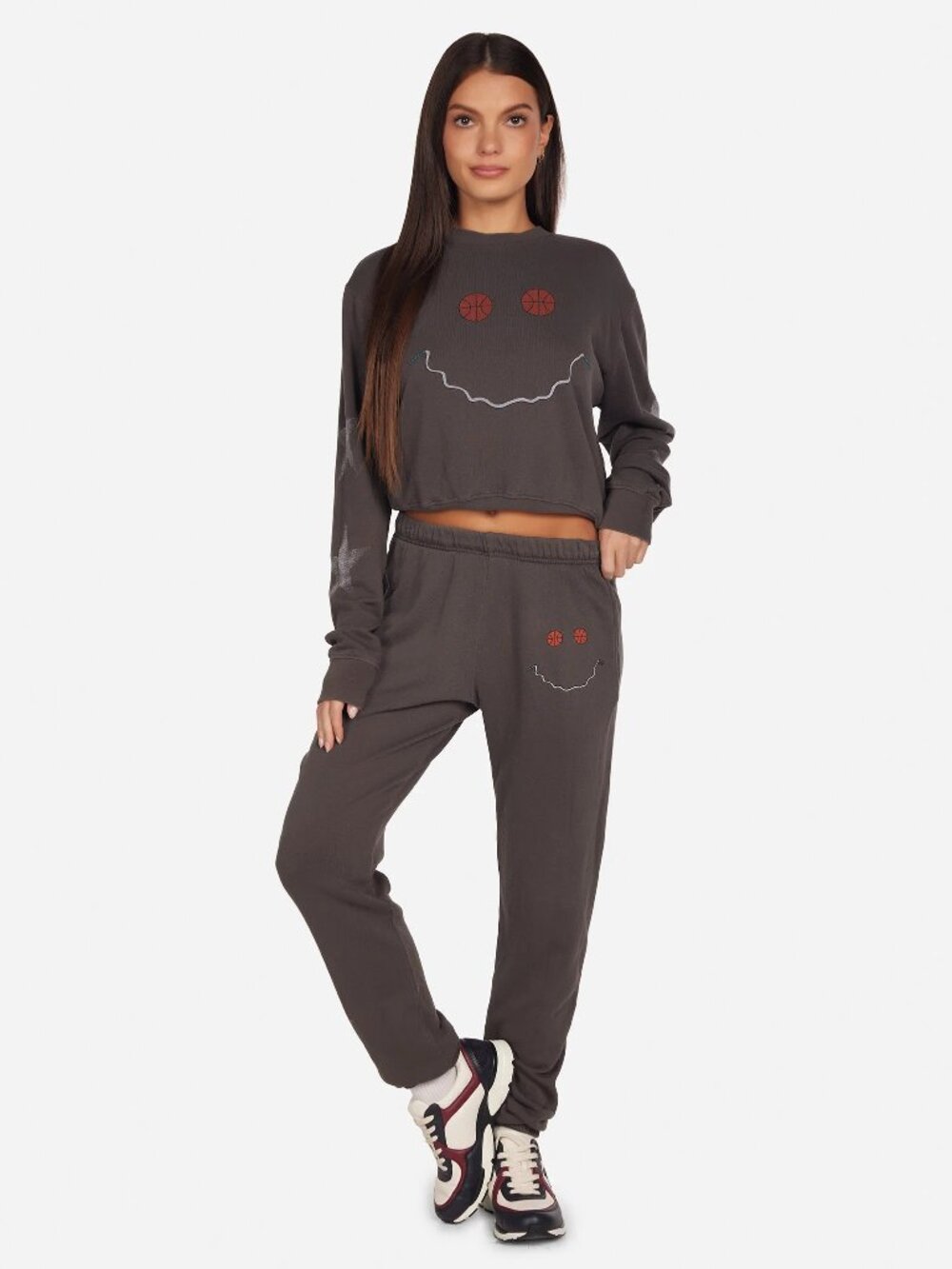 Lauren Moshi Chantria Basketball Sweatpants S NWT